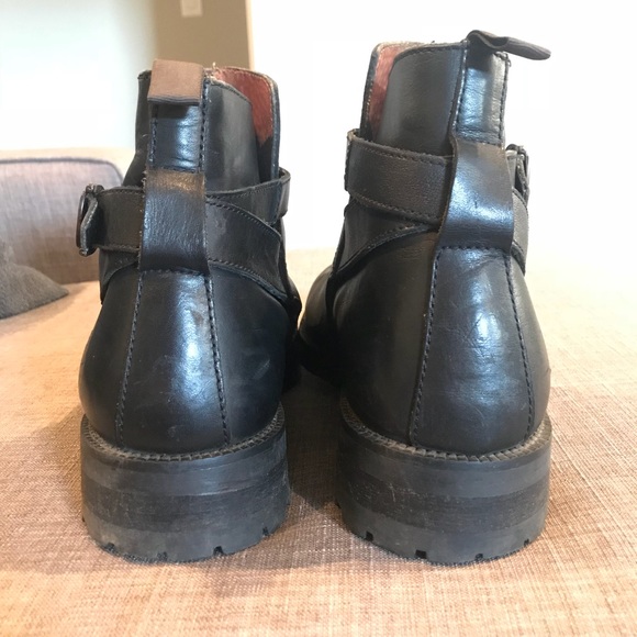 Men's Impulse Leather Ankle Boots - 10 - Picture 4 of 7